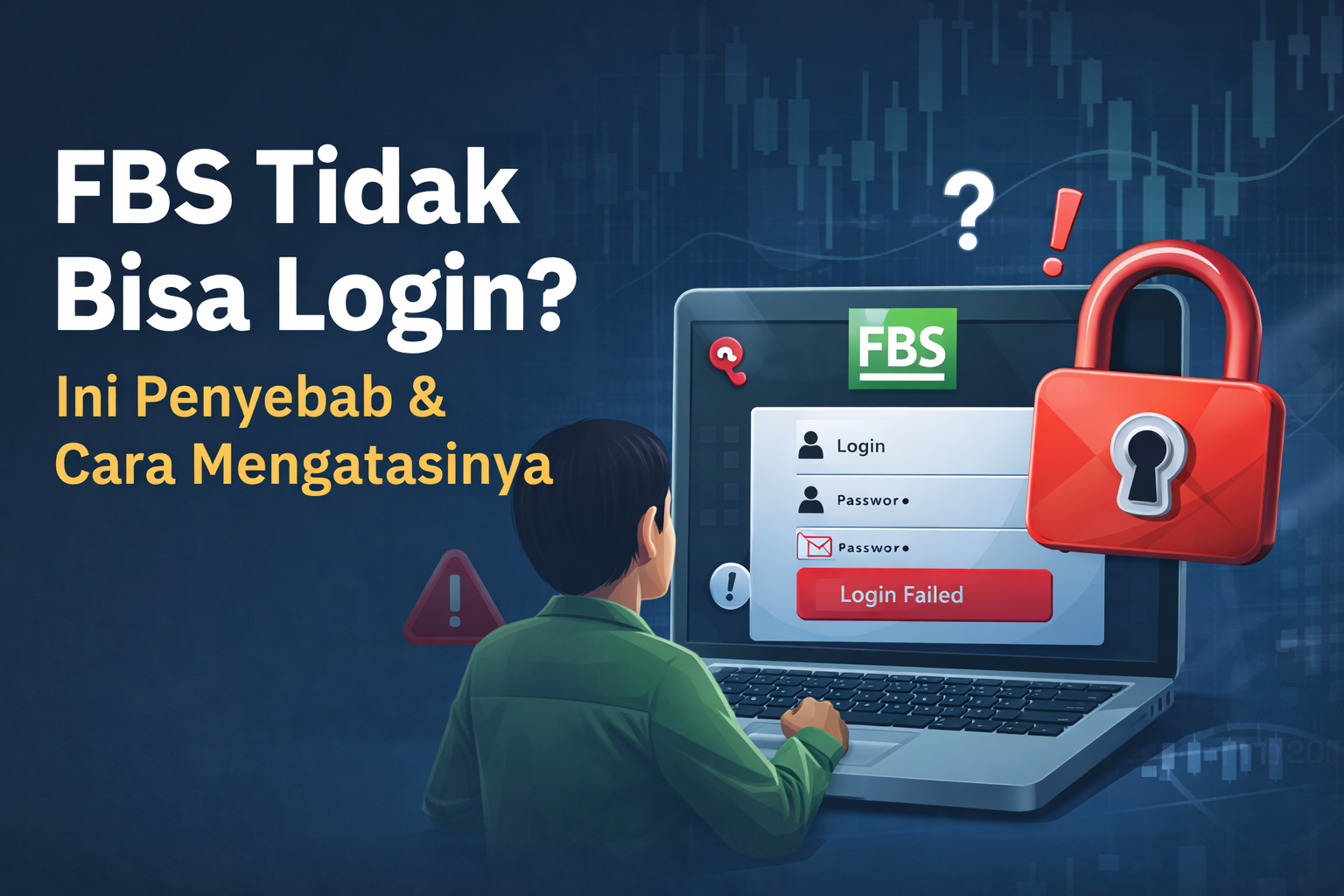 Gambar FBS tidak bisa login di MT4 dan MT5 lengkap dengan penyebab dan cara mengatasinya