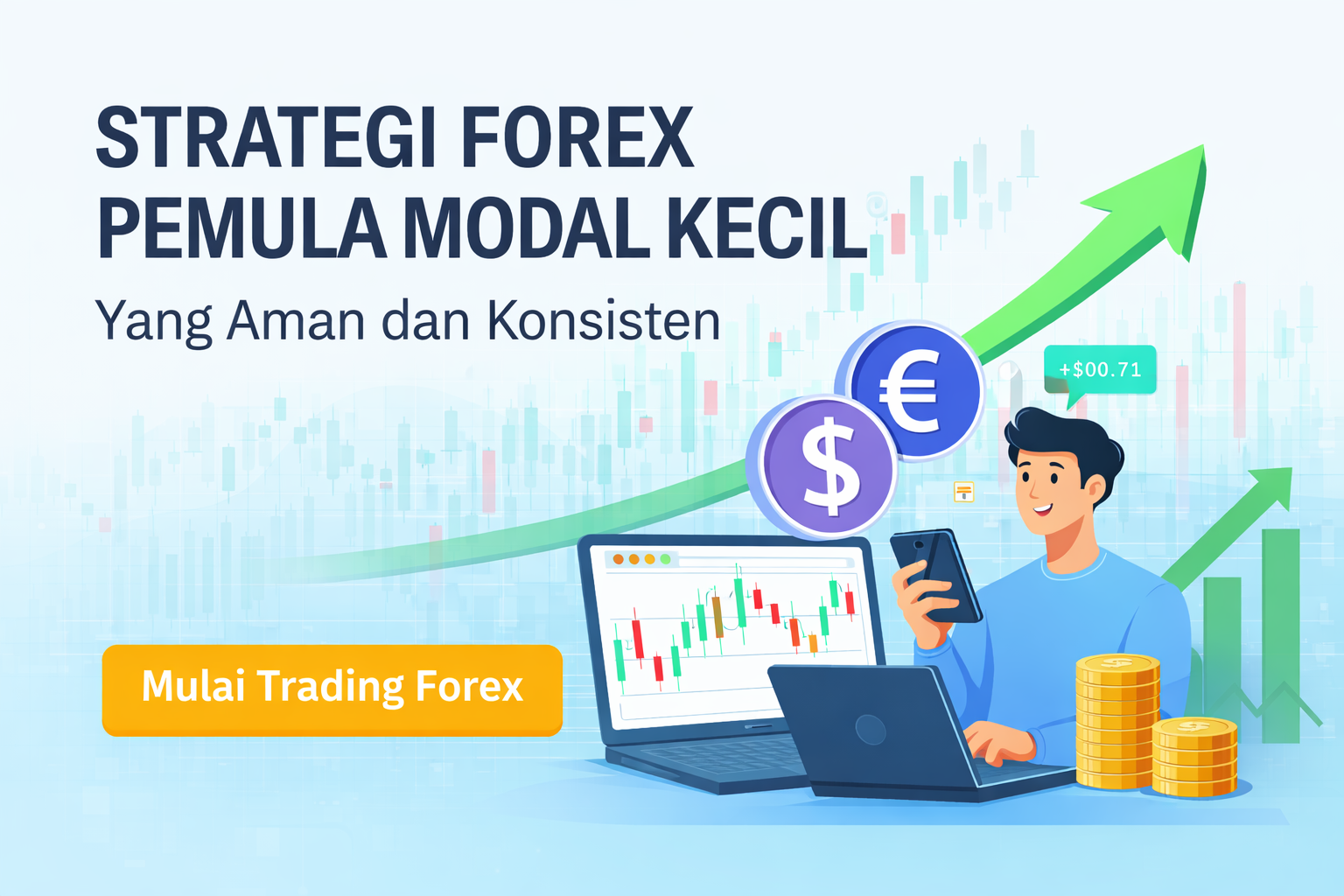 strategi forex pemula modal kecil agar trading aman dan konsisten